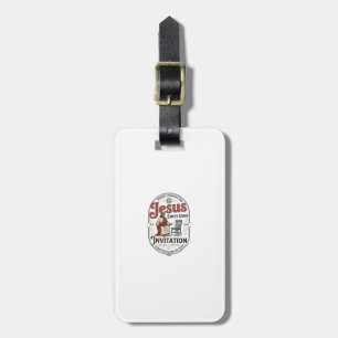 Jesus Empty Chair Invitation Jesus Empty Chair Inv Luggage Tag