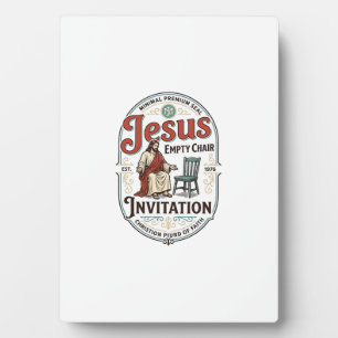 Jesus Empty Chair Invitation Jesus Empty Chair Inv Plaque