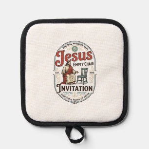 Jesus Empty Chair Invitation Jesus Empty Chair Inv Pot Holder