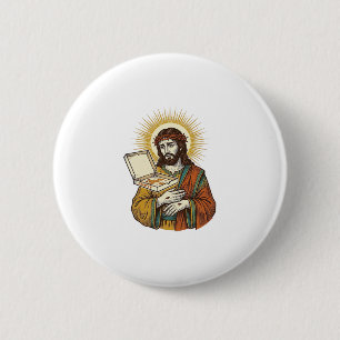 Jesus Empty Pizza Box Fridge Betrayal Food Humor_1 6 Cm Round Badge