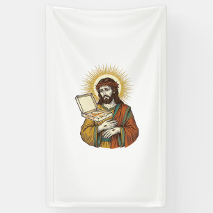 Jesus Empty Pizza Box Fridge Betrayal Food Humor_1 Banner