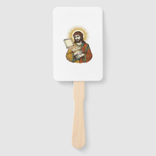 Jesus Empty Pizza Box Fridge Betrayal Food Humor_1 Hand Fan