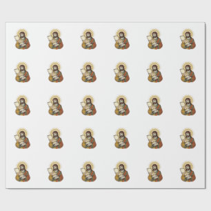 Jesus Empty Pizza Box Fridge Betrayal Food Humor_1 Wrapping Paper
