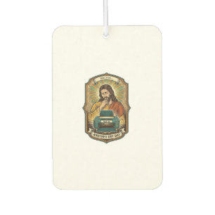 Jesus Empty Printer Paper Tray Office Work Annoyan Car Air Freshener