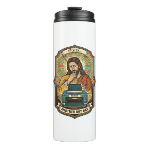 Jesus Empty Printer Paper Tray Office Work Annoyan Thermal Tumbler
