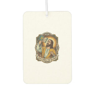 Jesus Empty Tortilla Chip Bag Drunk Munchies Party Car Air Freshener