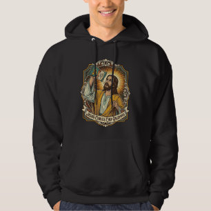 Jesus Empty Tortilla Chip Bag Drunk Munchies Party Hoodie