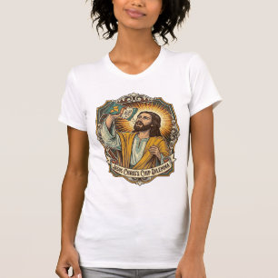 Jesus Empty Tortilla Chip Bag Drunk Munchies Party T-Shirt