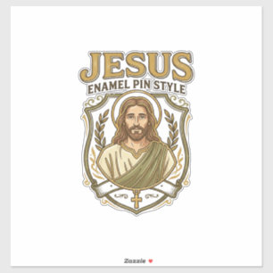 Jesus Enamel Pin Style Jesus Enamel Pin Christian