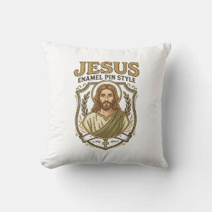 Jesus Enamel Pin Style Jesus Enamel Pin Christian Cushion