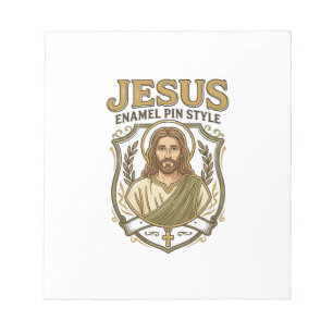 Jesus Enamel Pin Style Jesus Enamel Pin Christian  Notepad