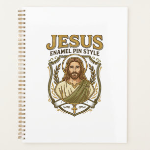 Jesus Enamel Pin Style Jesus Enamel Pin Christian Planner