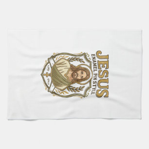 Jesus Enamel Pin Style Jesus Enamel Pin Christian Tea Towel