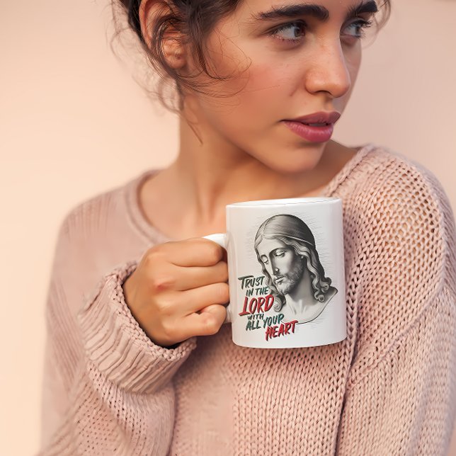  Jesus Encourages to Trust in the Lord Coffee Mug (Creator Uploaded)