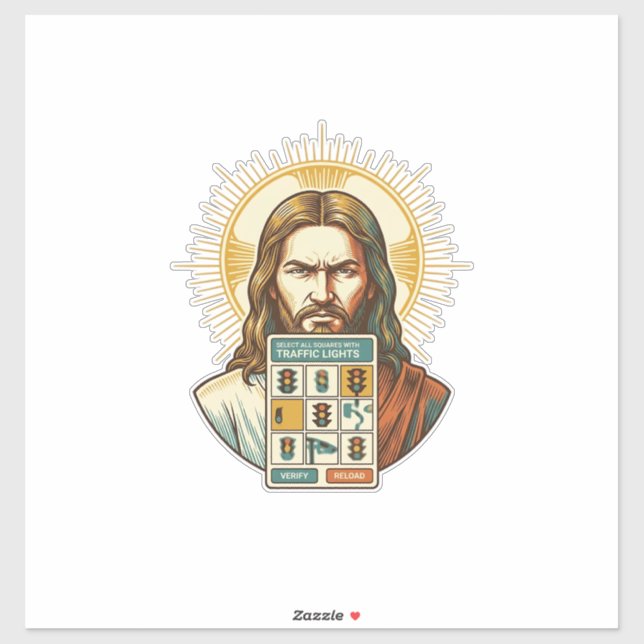 Jesus Endless Captcha Verification Traffic Lights  (Sheet)