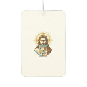Jesus Endless Captcha Verification Traffic Lights Car Air Freshener