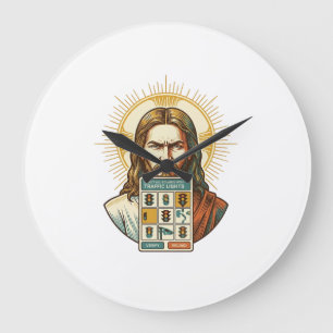 Jesus Endless Captcha Verification Traffic Lights Large Clock