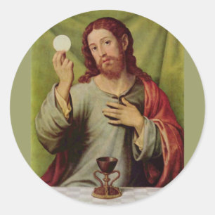 Jesus eucharist sticker