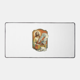 Jesus Excel Sheet Printing 50 Blank Pages Office H Desk Mat