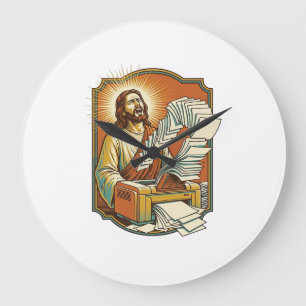 Jesus Excel Sheet Printing 50 Blank Pages Office H Large Clock
