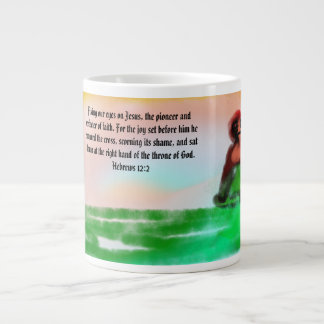 jesus eye on large coffee mug
