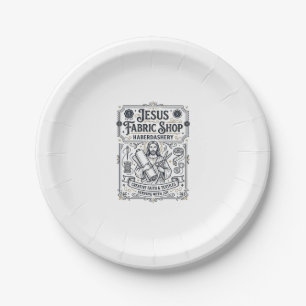 Jesus Fabric Shop Haberdashery Jesus Fabric Shop H Paper Plate