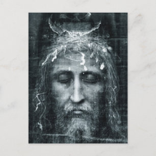 Jesus Face Postcard
