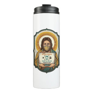 Jesus Failed Face Unlock Mask Recognition Tech Pho Thermal Tumbler