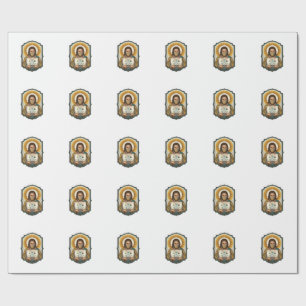 Jesus Failed Face Unlock Mask Recognition Tech Pho Wrapping Paper