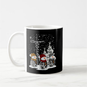 Jesus Faith Hope Love Snowman Funny Xmas For Chris Coffee Mug
