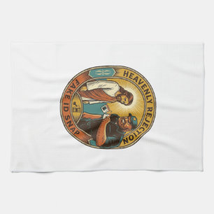 Jesus Fake ID Confiscated Angry Bouncer Club Party Tea Towel