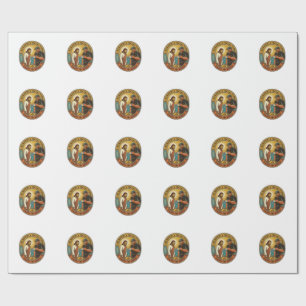 Jesus Fake ID Confiscated Angry Bouncer Club Party Wrapping Paper