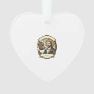 Jesus Fake Laughing Loud Club Cant Hear Party Humo Ornament
