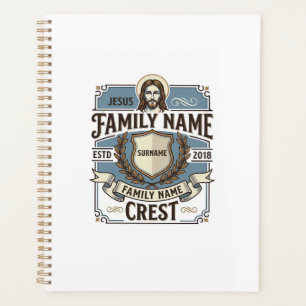 Jesus Family Name Crest Jesus Family Name Crest Ch Planner