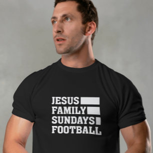Jesus, Family, Sundays, Football Unisex T-Shirt