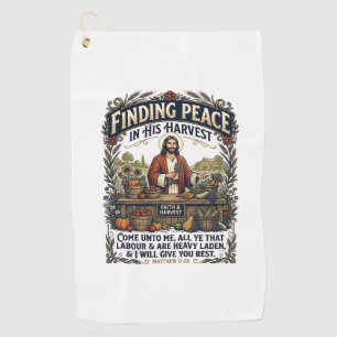 Jesus Farmers Market Handmade Food Graphic Tee Chr Golf Towel