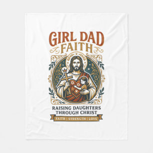 Jesus Fatherhood Micro Identities Graphic Tee Chri Fleece Blanket