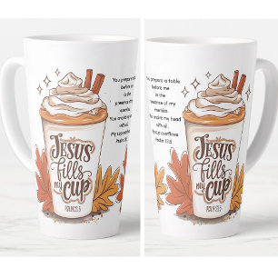 Jesus Fills My Cup Psalm 23:5 Coffee