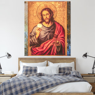 Jesus Fine Art Vintage canvas Print