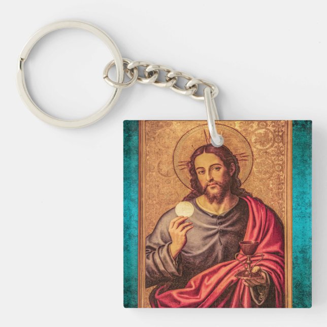 Jesus Fine art vintage Key Ring (Front)