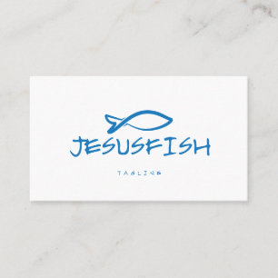 Jesus FISH business card template