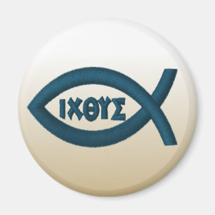 Jesus Fish Christian Symbol Magnet