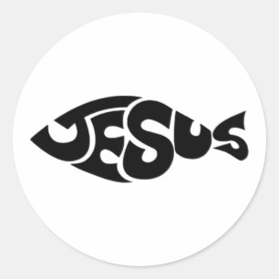Jesus Fish Christian Vinyl Sticker