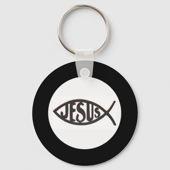 Jesus Fish Key Ring (Front)