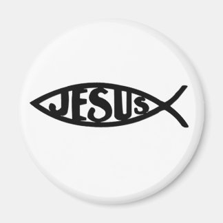 Jesus Fish (Magnet Black) Magnet