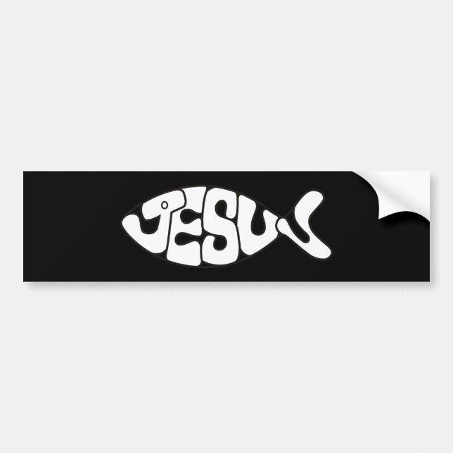 Jesus Fish Sticker (Front)