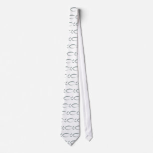 Jesus fish tie