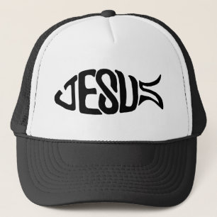 Jesus Fish Trucker Hat