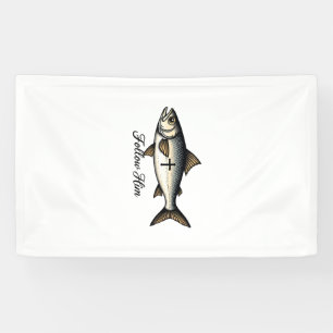 Jesus Fish Vintage Engraving Christian Shirt (1) Banner