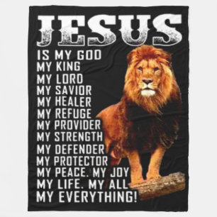 JESUS FLEECE BLANKET